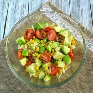 Avocado Cherry Tomato and Corn Salad