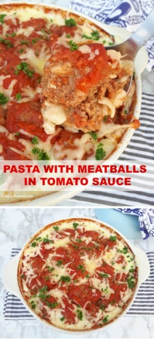 Pasta with Meatballs in Tomato Sauce | With A Blast