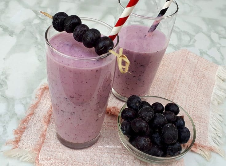 Easy Blueberry Smoothie | With A Blast