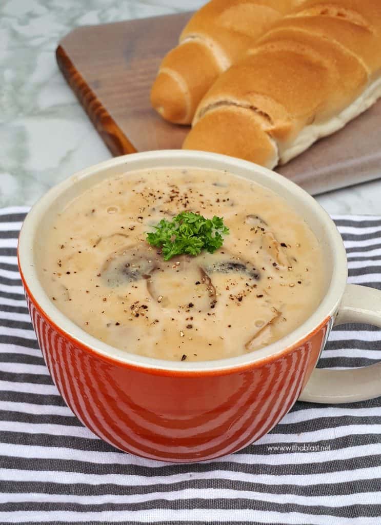 Creamy Mushroom Soup | With A Blast