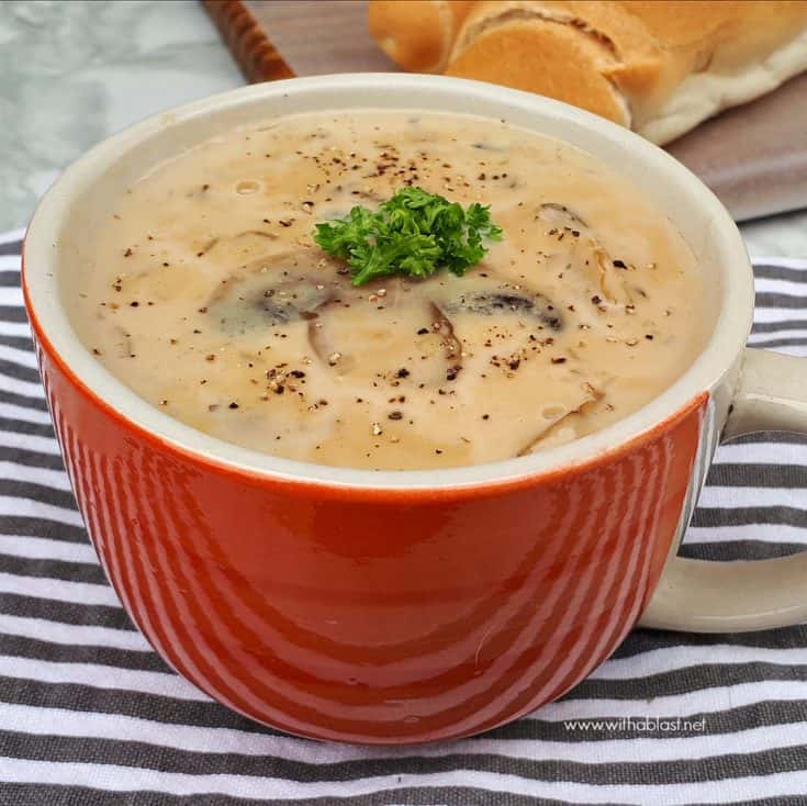 Creamy Mushroom Soup With A Blast