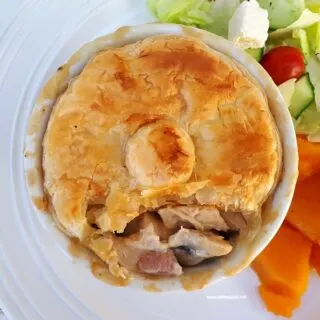 Chicken Bacon and Mushroom Pot Pies