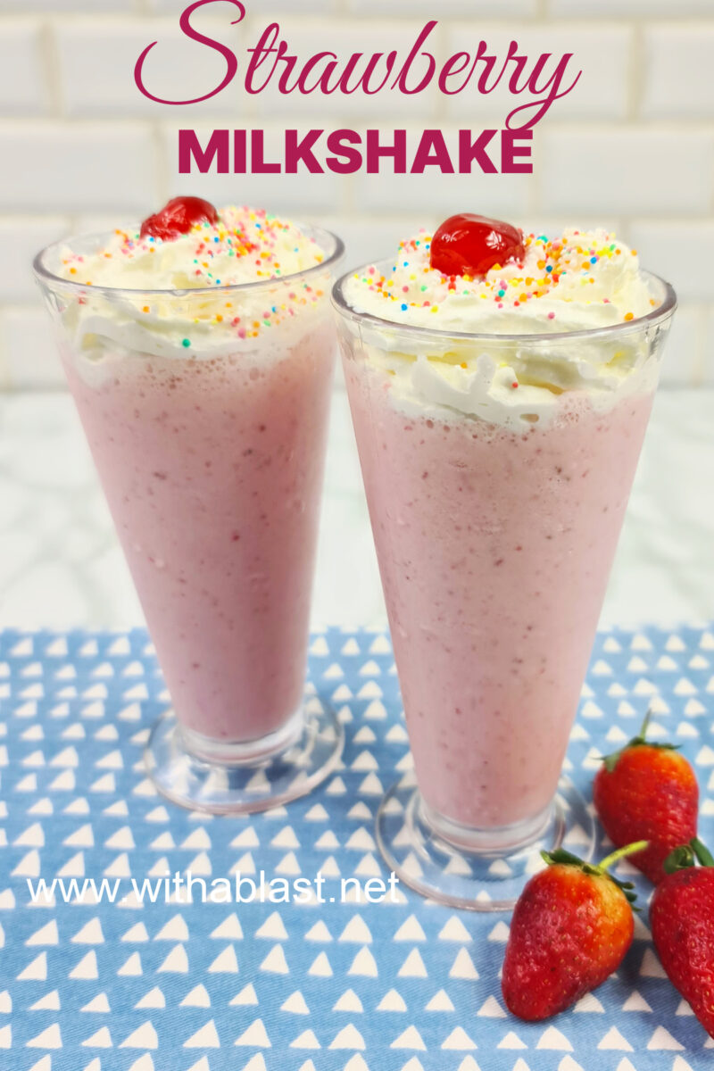 Strawberry Milkshake | With A Blast