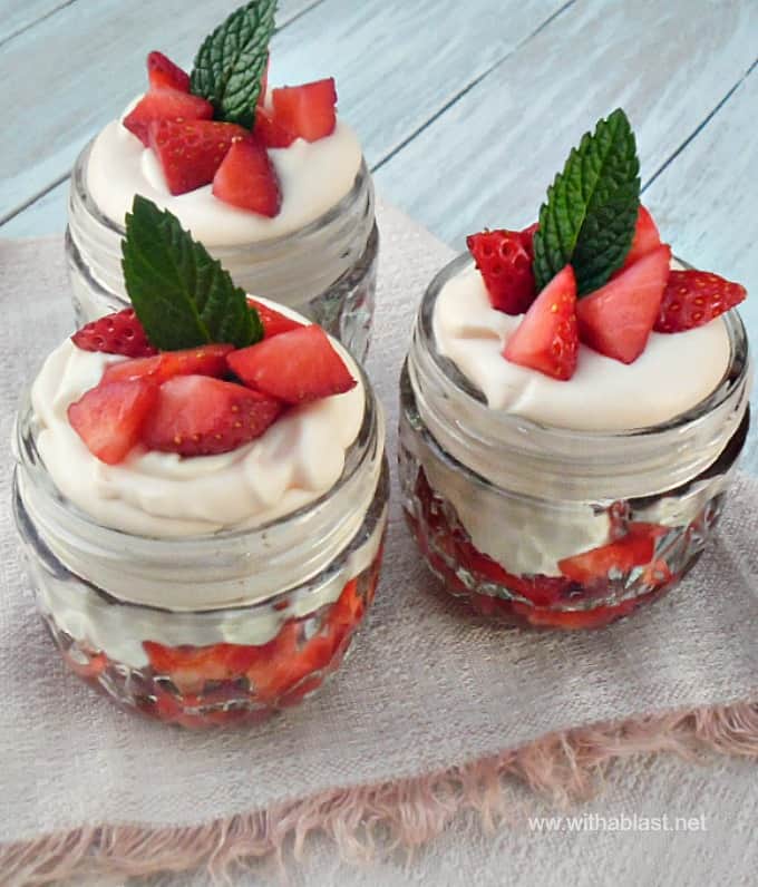 Strawberry and Marshmallow Mousse | With A Blast