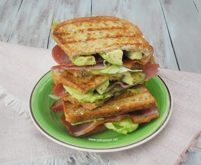 Bacon Lettuce Avocado Sandwich (The B.L.A.) | With A Blast