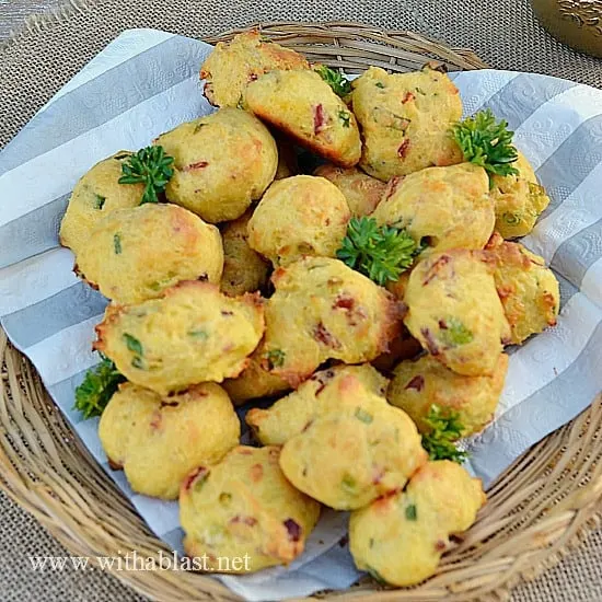 Bacon And Cheddar Bites With A Blast