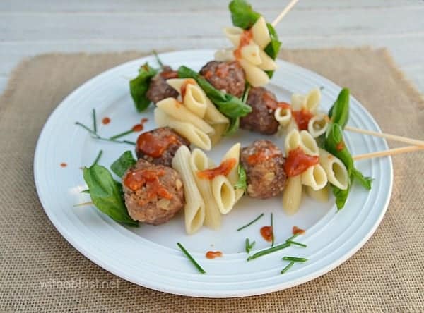 Italian Meatball and Pasta Sticks | With A Blast