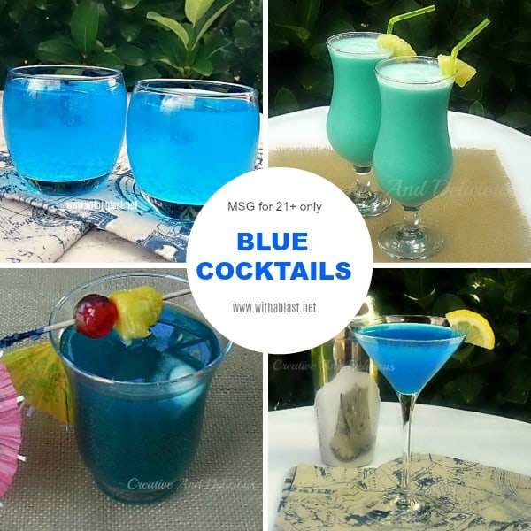 Blue Cocktails For Summer (or Whenever!) | With A Blast