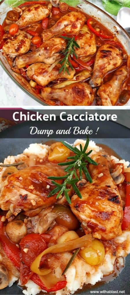 Chicken Cacciatore (Dump and Bake) | With A Blast