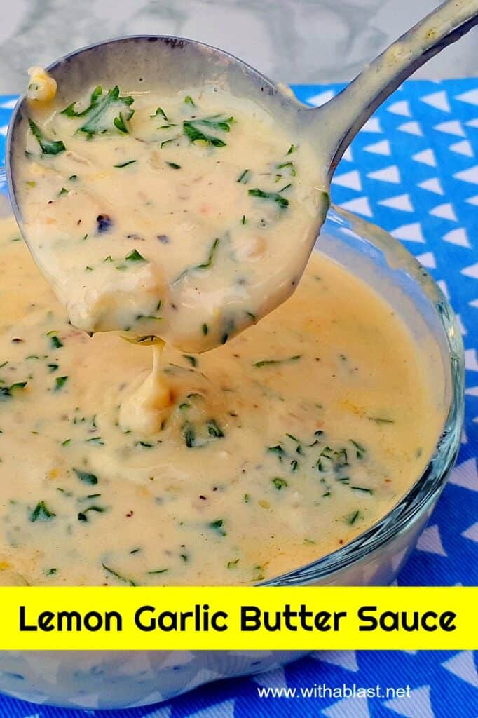 Lemon Garlic Butter Sauce With A Blast