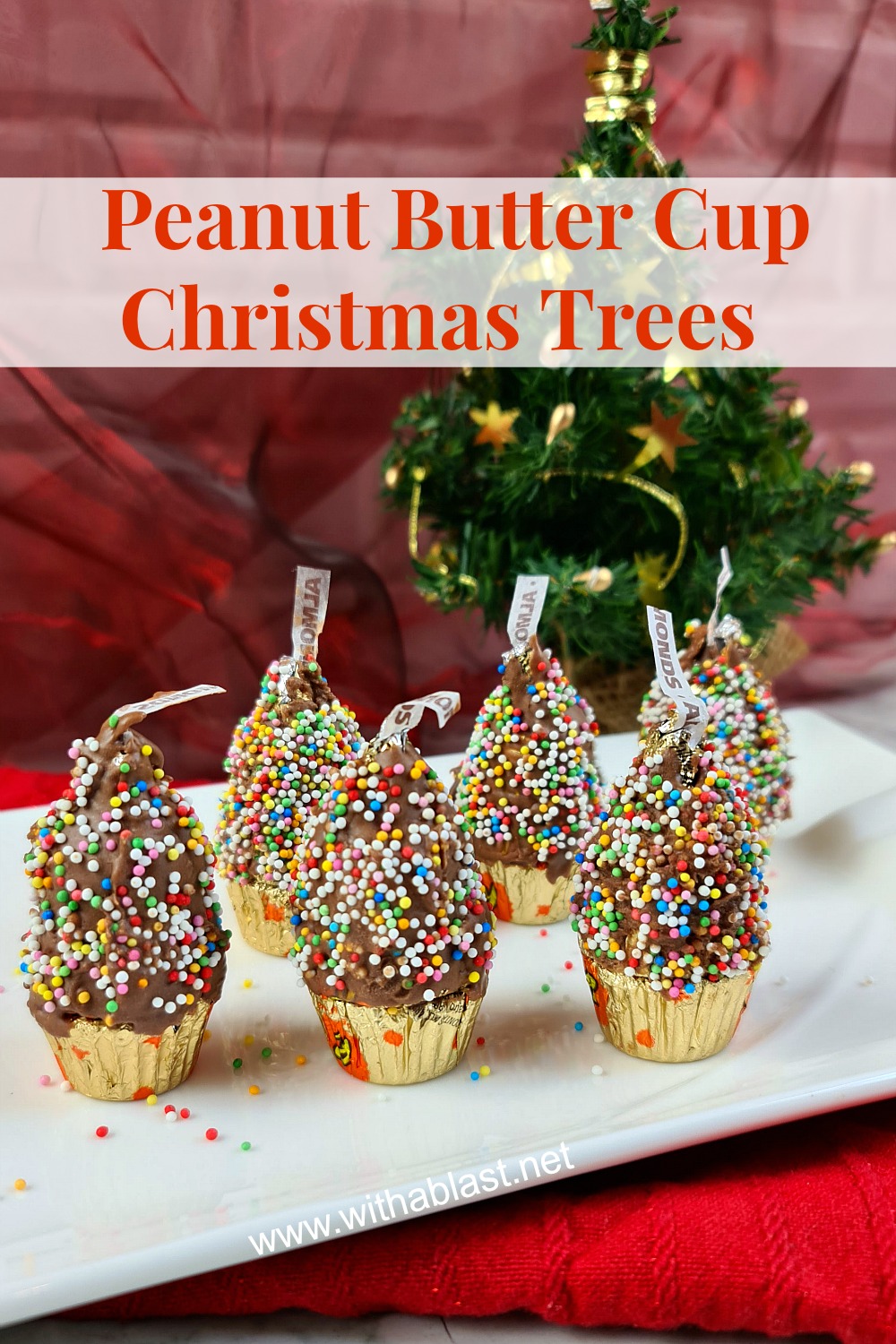 Peanut Butter Cup Christmas Trees | With A Blast