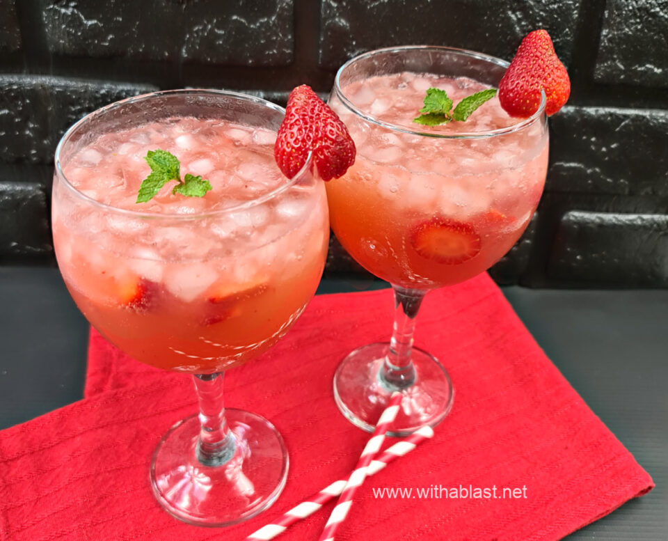 Strawberry Gin And Tonic | With A Blast